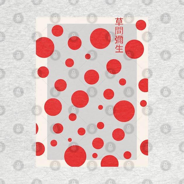 Yayoi Kusama Red Dots by VanillaArt